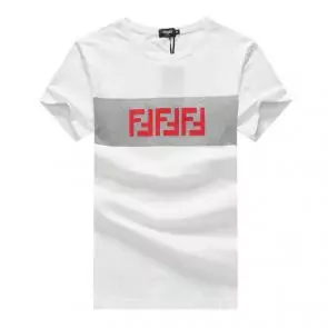 original fendi t-shirt luxory brands 3 ff white